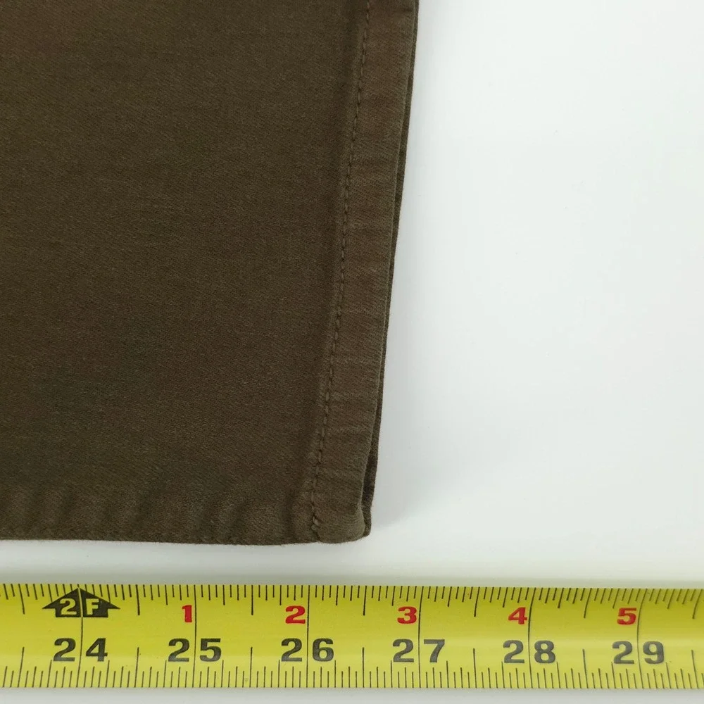 Chico's Women Jeans So Slimming Girlfriend Ankle 0.5 (US 6) Olive‎ Green